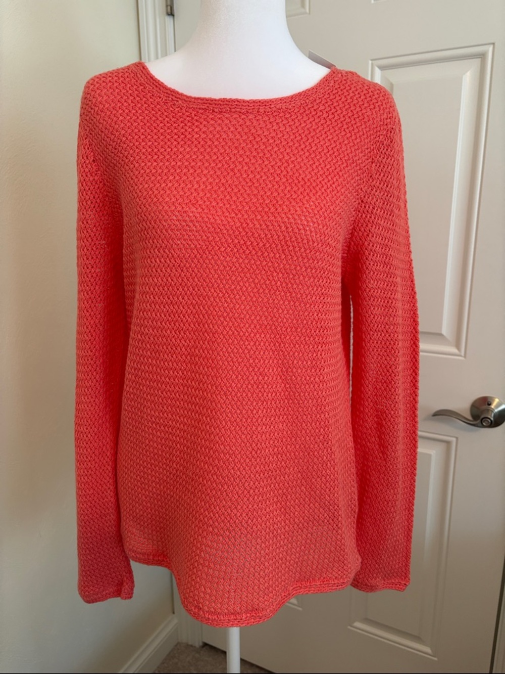 J. McLaughlin Coral Scoop-Neck Knit Sweater